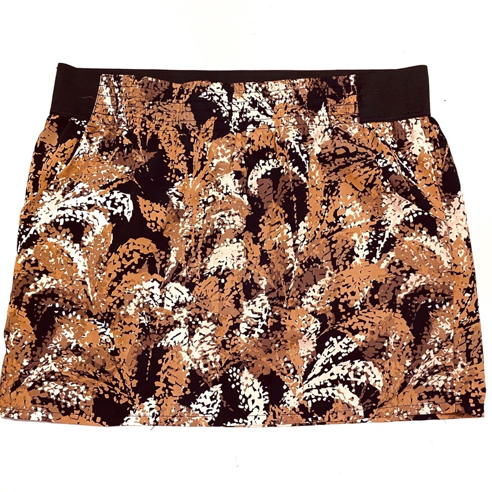 Gap Factory Abstract Floral Print Mini Skirt